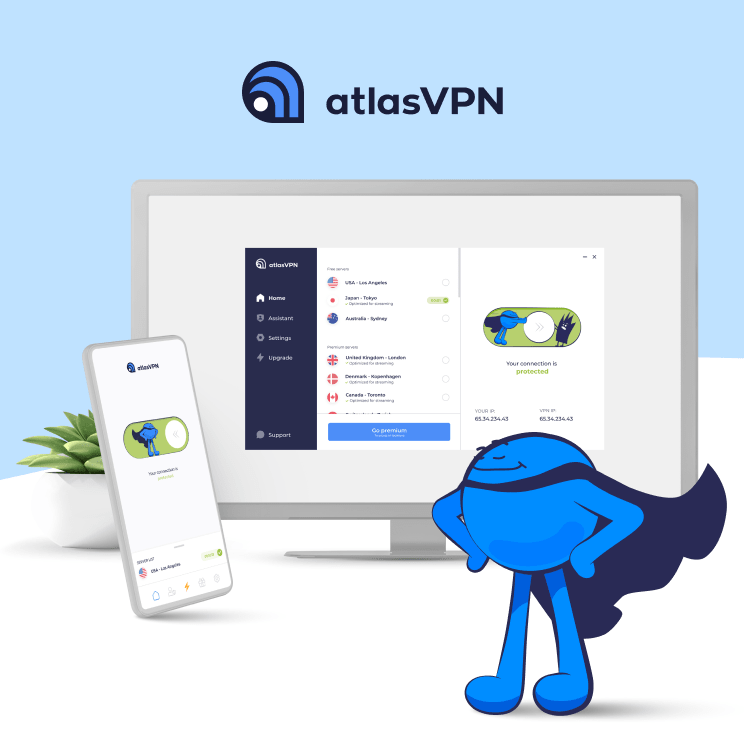 Bezplatné sítě Atlas VPN