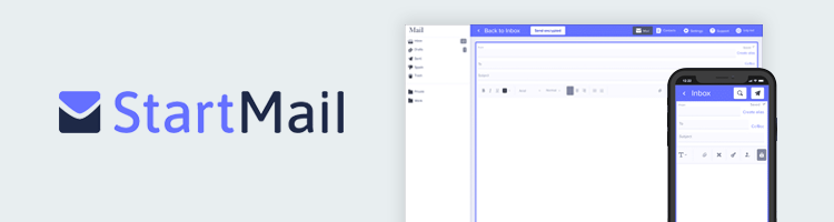 StartMail - nejlepší snadno použitelný poskytovatel e-mailu