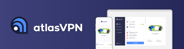Atlas VPN - celkově vynikající bezplatná služba VPN
