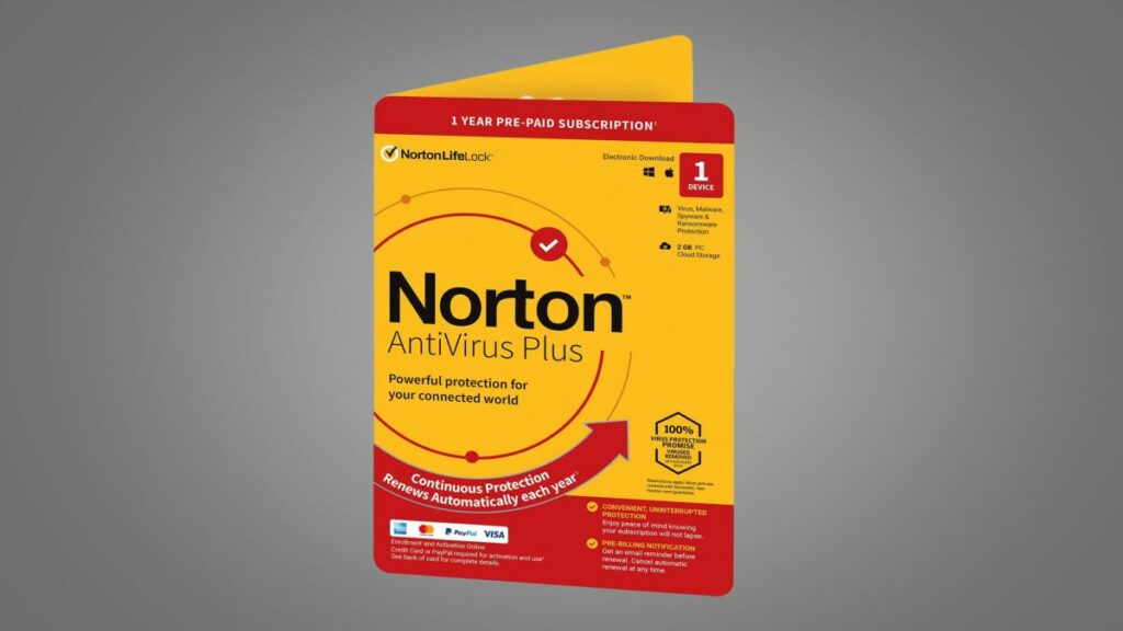 Norton Antivirus nemá zcela bezplatný plán
