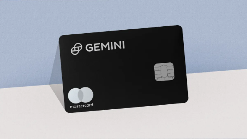 Kreditní karta Gemini.
