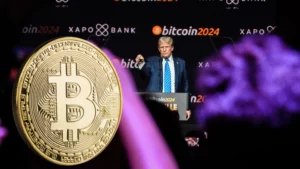 Trump na konferenci v Nashvillu představil odvážný plán pro bitcoinovou rezervu.