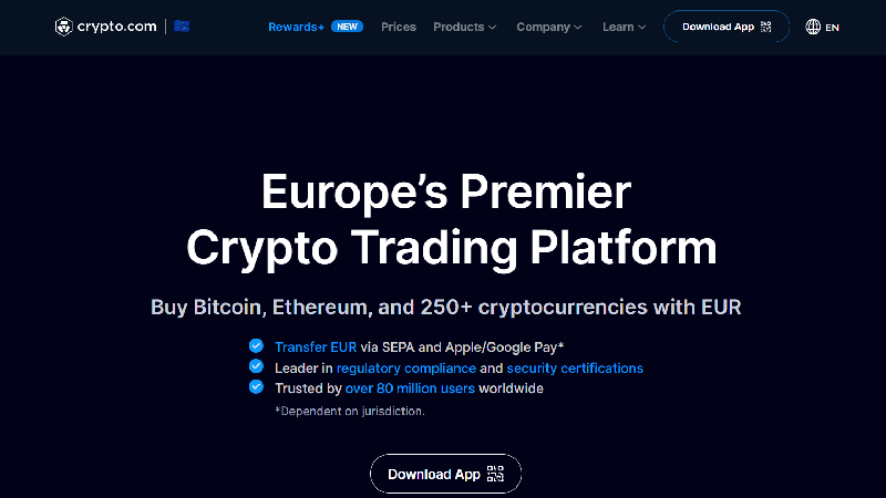 Crypto.com Krypto peněženka
