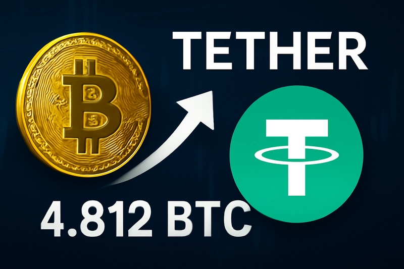 Tether rozšíří své bitcoiny o nový nákup 4 812 BTC