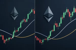 Na grafu Etherea se objevil zlatý kříž – může se historie opakovat?