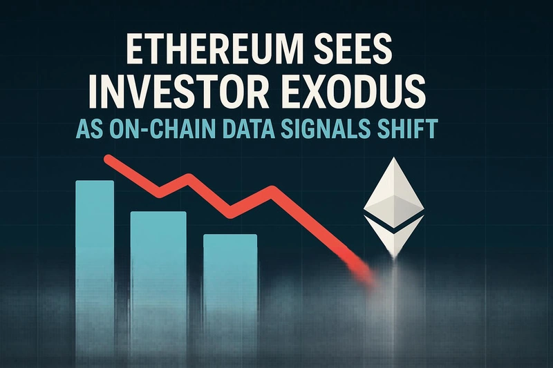 Ethereum zaznamenává odliv investorů, zatímco data z blockchainu signalizují změnu